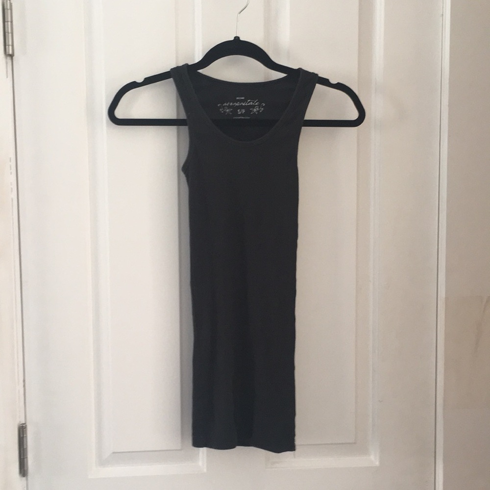 Black tank top